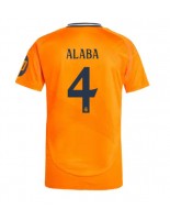 Real Madrid David Alaba #4 Venkovní Dres 2024-25 Krátký Rukáv